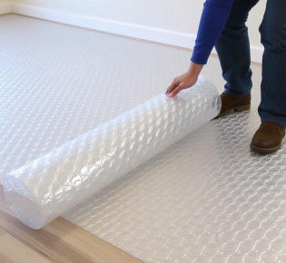 Пузырчатая пленка для защиты напольных покрытий