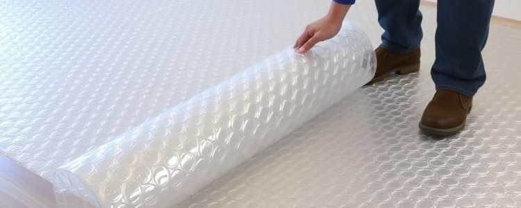 Пузырчатая пленка для защиты напольных покрытий
