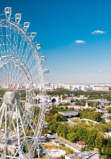 Обзор колеса обозрения в Москве «Солнце Москвы»