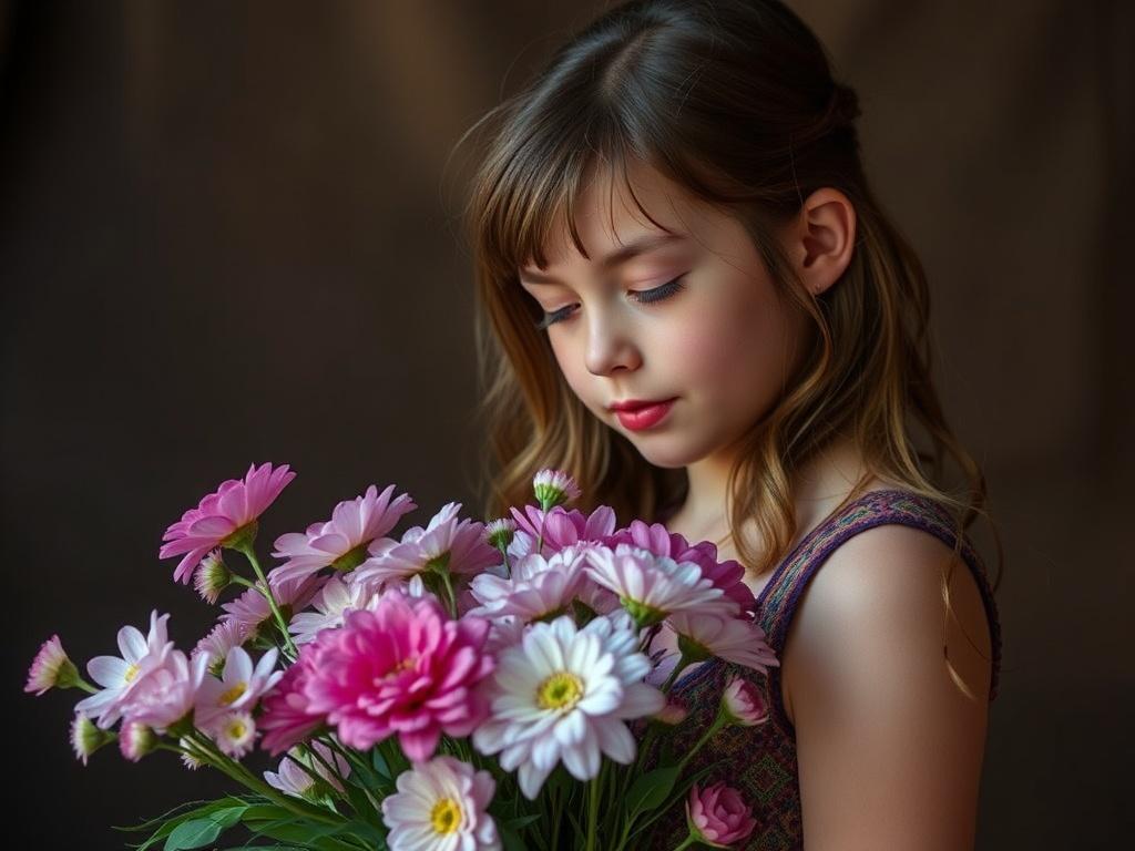 flowers for a girlфото